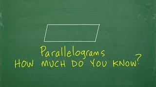 Parallelograms – Learn Basic Geometry