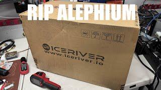 UNBOXING THE ICERIVER AL3 ALEPHIUM MINER LIVE...