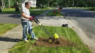 Sun Joe 13.5 Amp Electric Tiller Demo 1