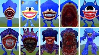 Evolution Of All Sonic Tapes Smiling Critter Poppy Playtime Chapter 3 In Garry's Mod