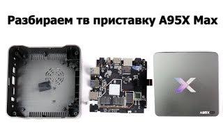 Разбираем тв приставку A95X Max disassemble tv box