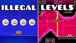 The Illegal Geometry Dash Levels