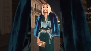 Serving couture energy on the streets of Paris  #BlackFashion #OOTN