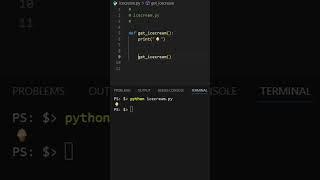 Python'da kodlarına bunu eklemeyi unutma!! #shorts #python  #yazılım #programlama #pythondersleri