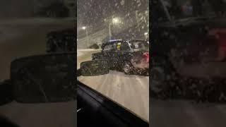 Снежный десант #дрифт #drift #snow #снег #зима #altezza #БК #2104 #жигули #shorts
