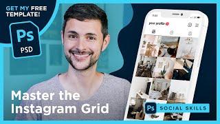 Instagram Grid Template | Free Template | Photoshop Tutorial