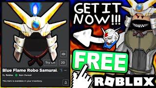 FREE ACCESSORY! HOW TO GET Blue Flame Robo Samurai! (ROBLOX)