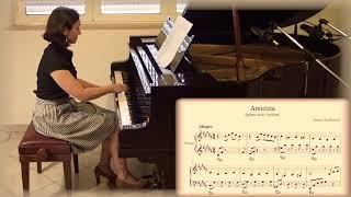 "Amicizia" easy piano sheet music by composer Tatiana Stankovych