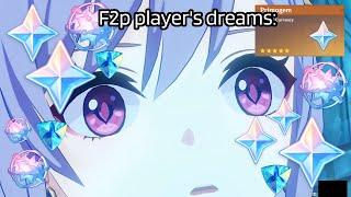 Life as an f2p player but it's actually relatable || Genshin Impact