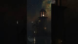 A Dreamy Lighthouse on Another Planet  #shorts #sleepsounds #relaxing