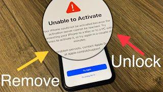 iCloud Account Unable to Activate Remove️Unlock without Apple ID and Password Any iPhone iOS️