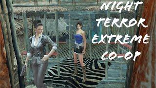 RE5 EXTREME NIGHT TERROR CO-OP PLAYTHROUGH PART 5! Ch. 3-2, Jill and Excella Business in Action!