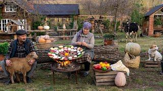 Shepherd's Style Sadj - Cooking Old Rustic Dish