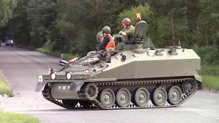 Bovington tank training area: Challenger 2 DTTs and others in action