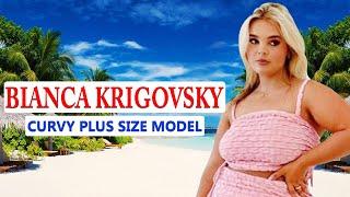 Bianca Krigovsky  Wiki Biography | American Fashion Model | Curvy Model | Curvy Plus Size Model