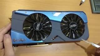 Palit GTX 1080TI GameRock 1.5 года в майнинге - делаем первое ТО