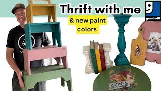 GOODWILL thrift with me for Reselling - 5 Top thrift flips for Profit & New Spring Paint Colors