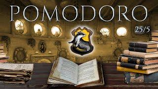 HUFFLEPUFF  POMODORO Study Session 25/5 - Harry Potter Ambience  Focus, Relax & Study in Hogwarts