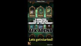 AFK Arena - 3 Minutes Tips To Complete Secret Of The Forest! Must Watch!