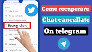 Come recuperare messaggi, chat, immagini e video di Telegram eliminati |  2024