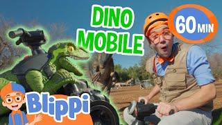 Blippi Rides The Dino Mobile  Learning Dinosaurs | Kids TV Show | Educational Videos for Kids