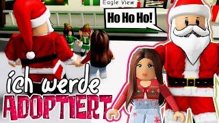 Ich werde vom WEIHNACHTSMANN  adoptiert in BROOKHAVEN  Roblox Roleplay Story RP DEUTSCH