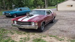 1971 Chevrolet Chevelle SS convertible pro street certified appraisal Survivor Classic Cars Chicago