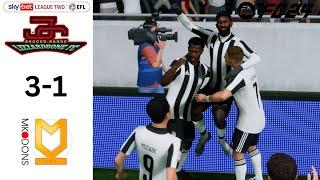 Big Win!!! | Lizzardbone FC 3-1 MK Dons | Match Highlights | EFL LEAGUE 2 | EA FC 24 |