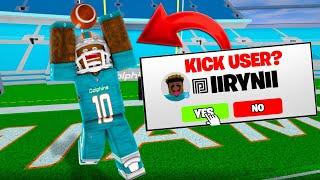 NFL UNIVERSE FOOTBALL BUT IF YOU SELL YOU GET KICKED!