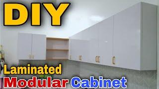 DIY | How to Make  Laminated Modular  Kitchen Hanging Cabinet