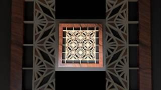 Convergence: A handmade kumiko panel.