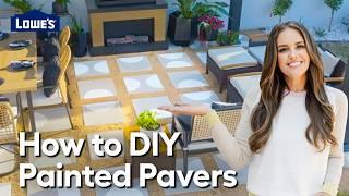 How to DIY Custom Painted Pavers | The Weekender Essentials