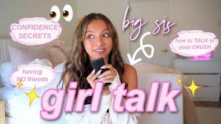 TMI girl talk Qs  how to BAG your crush, confidence SECRETS, being LONELY | Real Talk Podcast