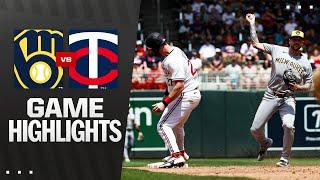 Brewers vs. Twins Game Highlights (6/21/25) | MLB Highlights