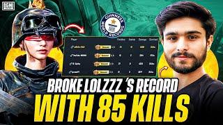 We Broke LoLzZz Gaming’s 80 kills Record | 85 SQUAD Kills @LoLzZzGaming