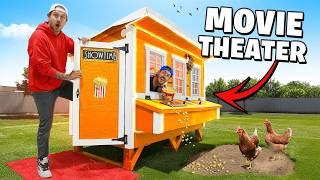 We Built a Movie Theater in a Chicken Coop!