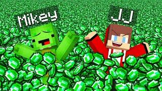 Mikey and JJ Have 1,000,000 Emeralds in Minecraft (Maizen)