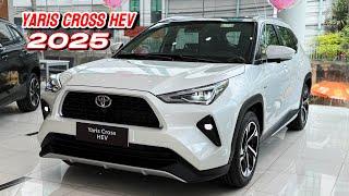 New Toyota Yaris Cross HEV ( 2025 ) - 1.5L Luxury Hybrid SUV | White Color Exterior Interior