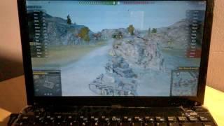 ATOM D525 overclock record 2,5ghz gaming World Of Tanks 30+fps (Nvidia ION 675mhz) ASUS 1215N