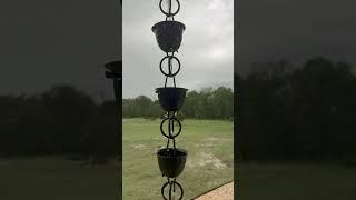 RAIN CHAIN IN ACTION!