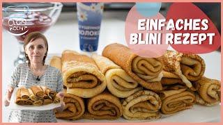 Easy blini / pancake recipe - In just 5 minutes | Olga Kocht