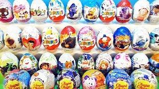 35 Киндер Сюрпризов, Unboxing Kinder Surprise Смешарики,Фиксики,Гадкий Я,Барби,Тролли,Маша и Медведь