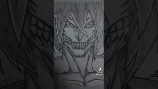 Eren in titan form #erenyeager #attackontitan #viral #animelover