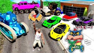 Shinchan Became Riches Persian in GTA 5 | Shinchan Collecting Amazing Secret Car in GTA 5 [Hindi]