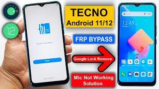 Tecno Android 11 Frp Bypass | Tecno Android 11 Google Account Remove (Without Pc) Latest Trick  |