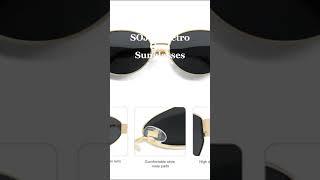 Retro Oval Sunglasses