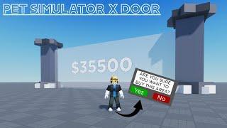 How to Make A Pet Simulator X Inspired Door in Roblox Studio | Tutorial