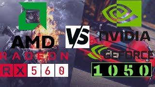 AMD RADEON RX 560 VS NVIDIA Geforce GTX 1050 // GRAPHICAL COMPARISON 2018.