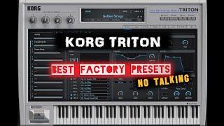 KORG Triton VSTi Best Factory Sounds [no talking]