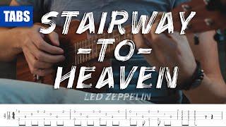 LED ZEPPELIN | Stairway to Heaven | Ukulele cover | EASY TAB